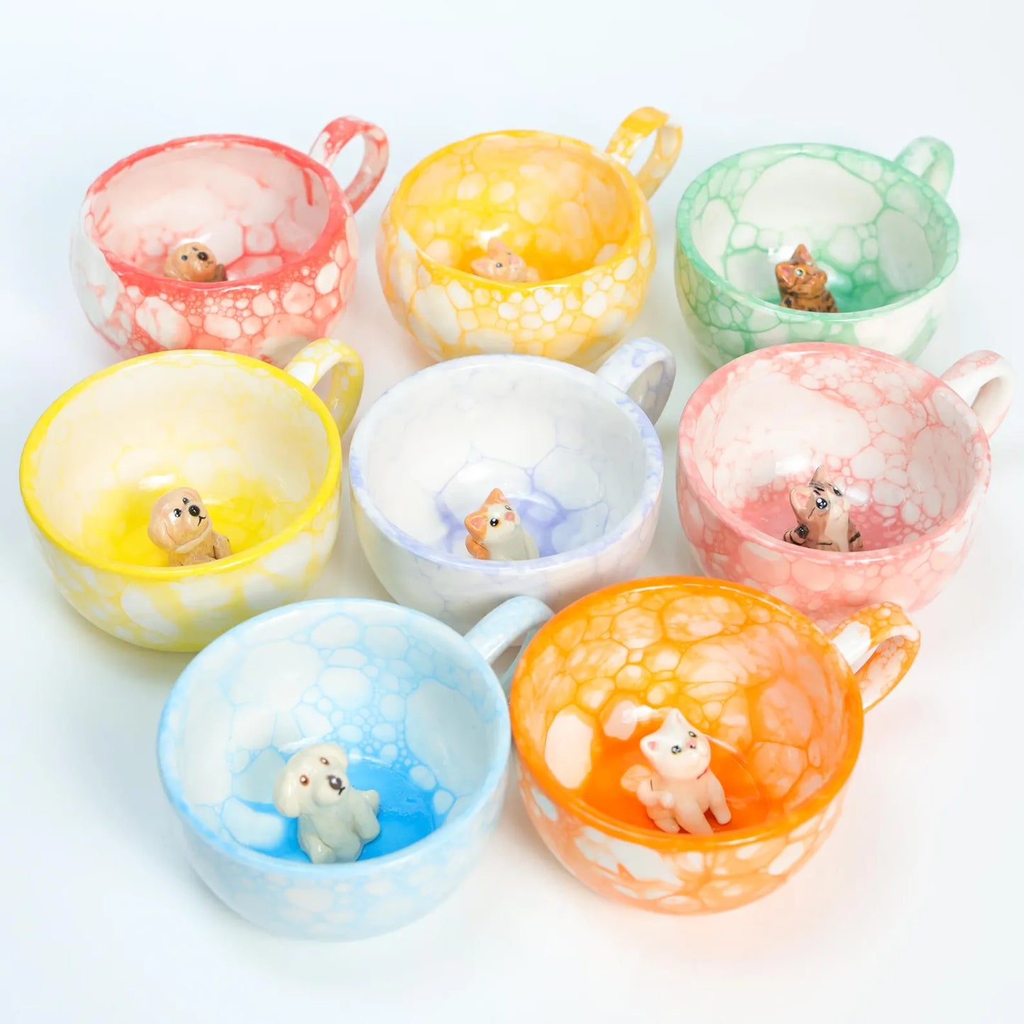 Handmade Custom Pet Bubble Mug