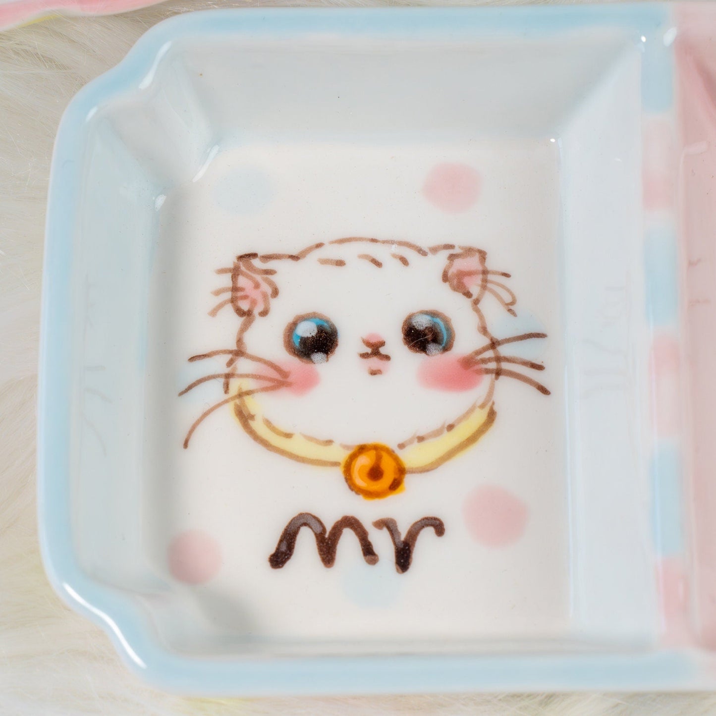 Mr and Mrs Ring Dish Engagement Cat Ring Dish, Wedding Ring Dish, Wifey Gift, Ceramic Cat Jewelry Dish, Bride and Groom, Jewelry Dish