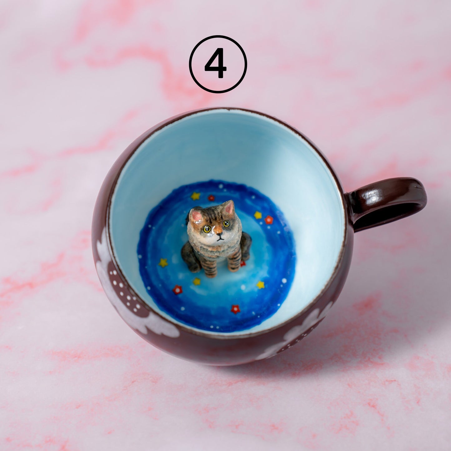 Pet Handmade Cat Mug Cappucino Mug - birthday gift - dog figure - cute cat - coffee lover - latte macchiato - hot chocolate mug - dog lover