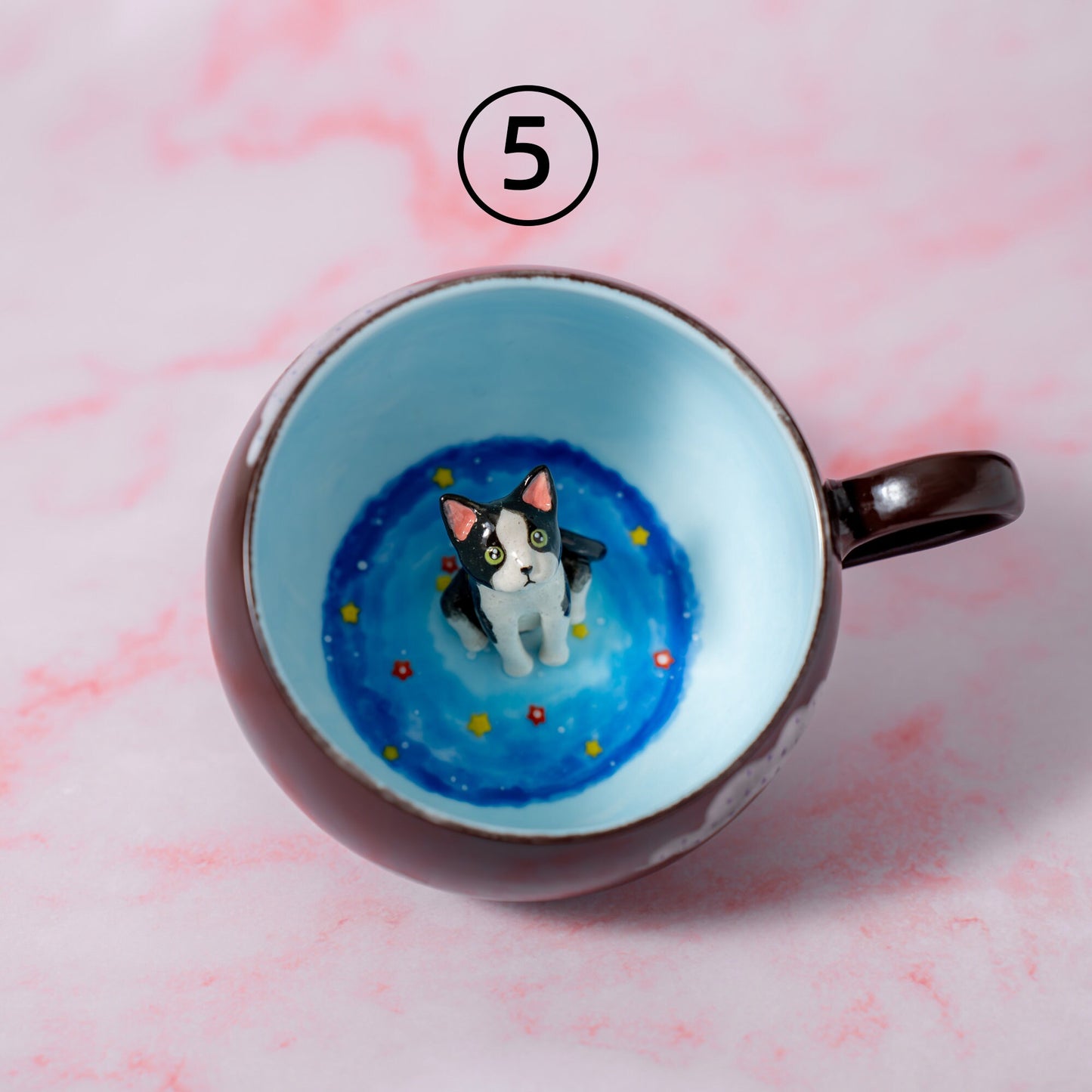 Pet Handmade Cat Mug Cappucino Mug - birthday gift - dog figure - cute cat - coffee lover - latte macchiato - hot chocolate mug - dog lover
