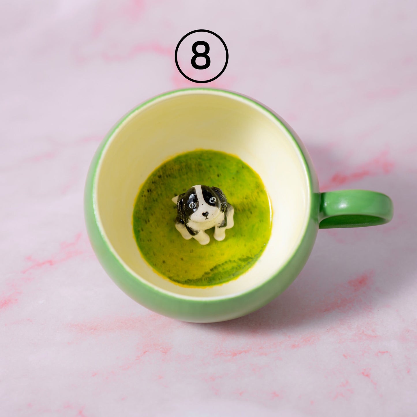 Pet Handmade Cat Mug Cappucino Mug - birthday gift - dog figure - cute cat - coffee lover - latte macchiato - hot chocolate mug - dog lover