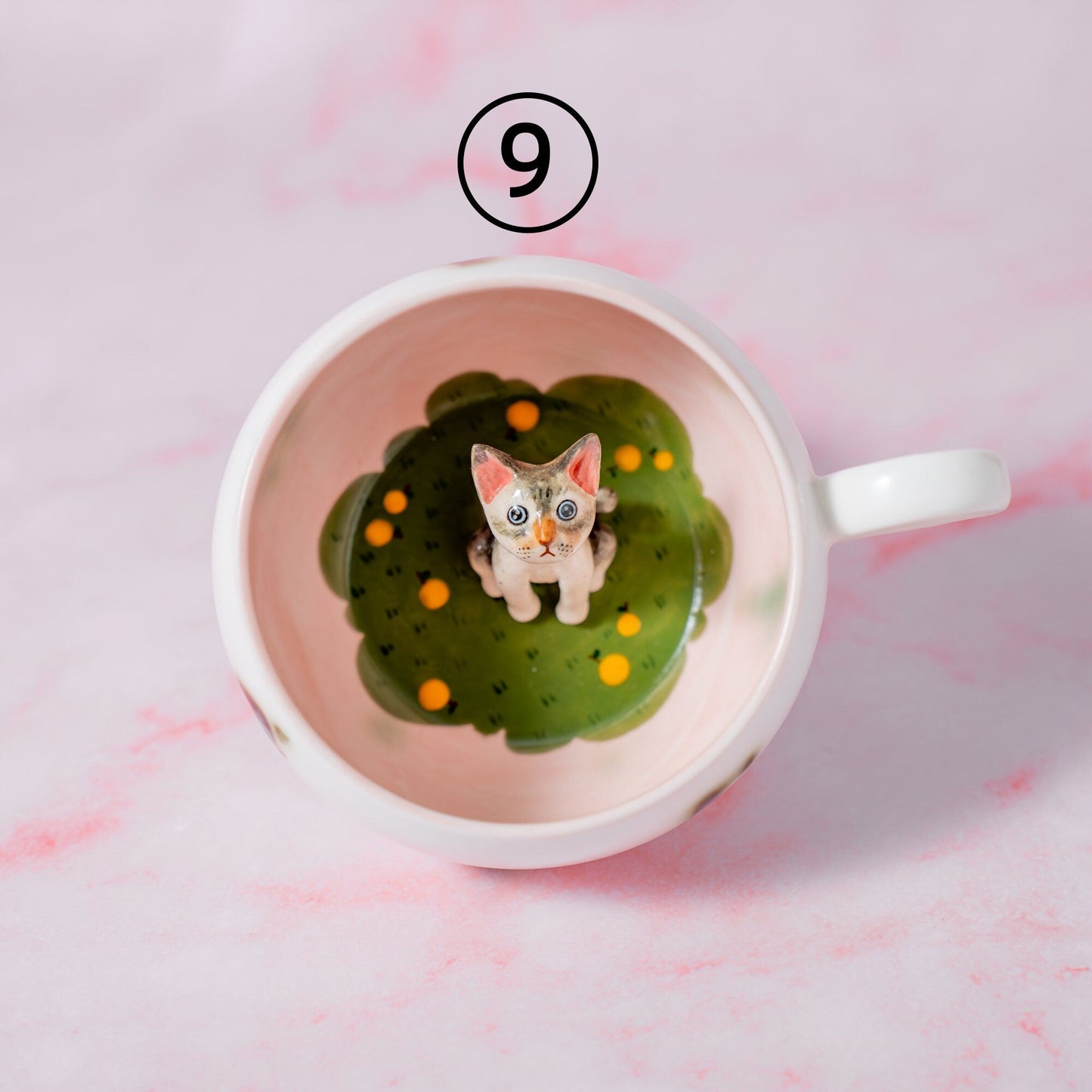 Pet Handmade Cat Mug Cappucino Mug - birthday gift - dog figure - cute cat - coffee lover - latte macchiato - hot chocolate mug - dog lover