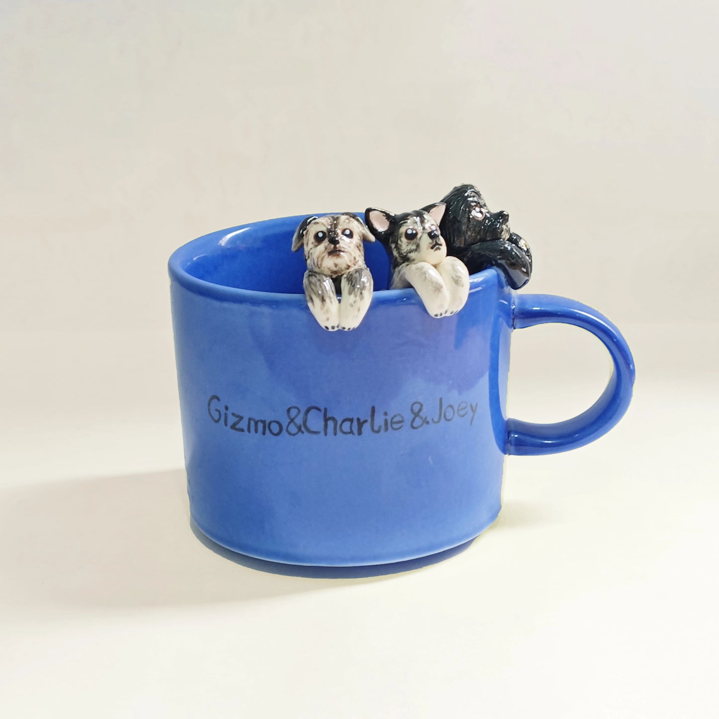 Handmade Custom Pet Rim Ceramic Mug