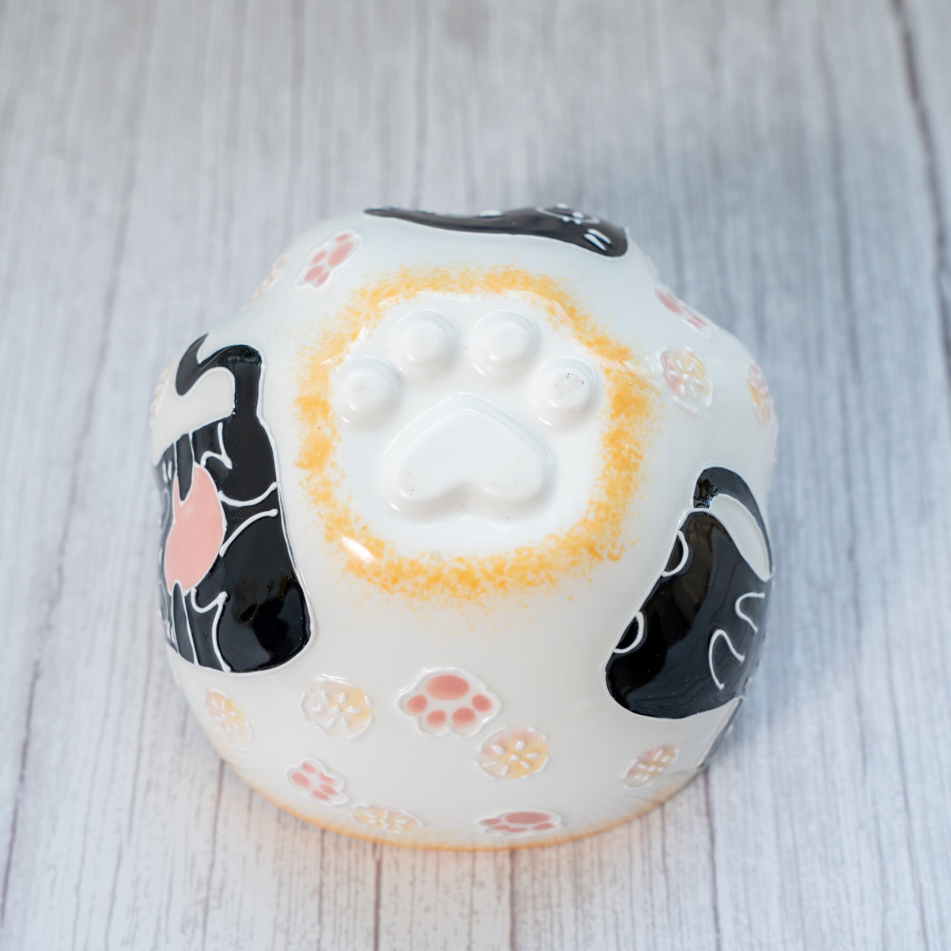 Ceramic Cat Ramen Bowl, Salad, and Pasta Bowl Unique Kawaii Cat Ceramic Serving Bowls,Cut Nooddle Bowl, Pottery Fruit Bowl Y2K