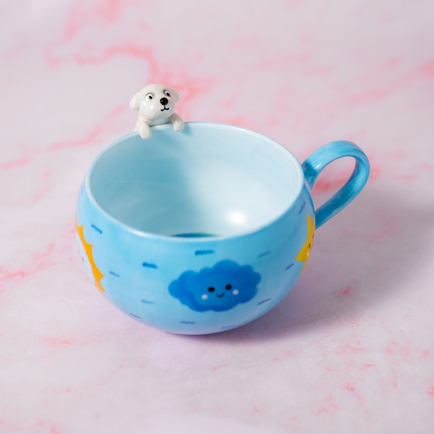 Custom Pet Handmade Coffee Mug Personalized Cat Mug Birthday Gift for Pet Owner Family Gift Cute Dog Puppy Cappuccino Mug Hidden Animal Cup