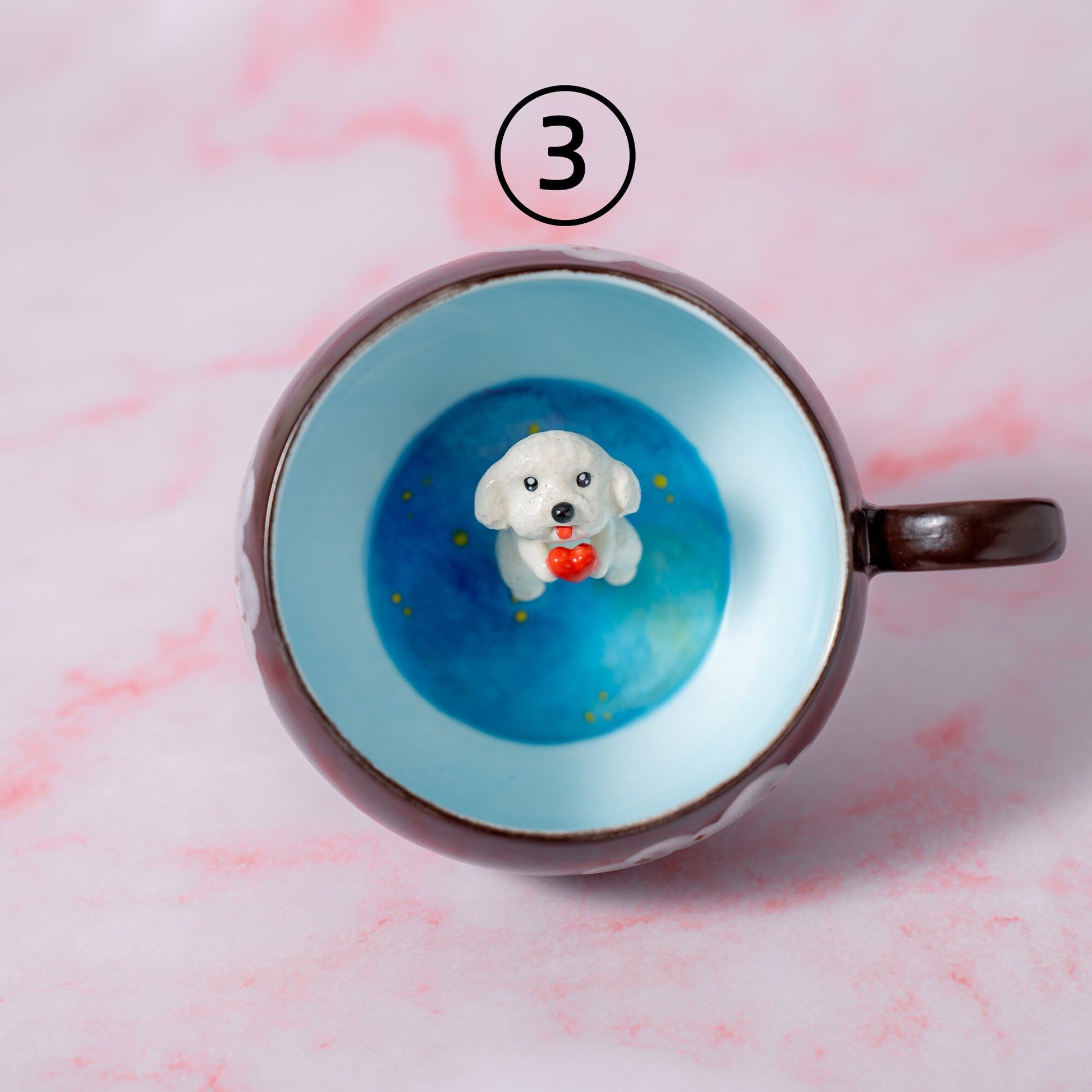 Pet Handmade Cat Mug Cappucino Mug - birthday gift - dog figure - cute cat - coffee lover - latte macchiato - hot chocolate mug - dog lover