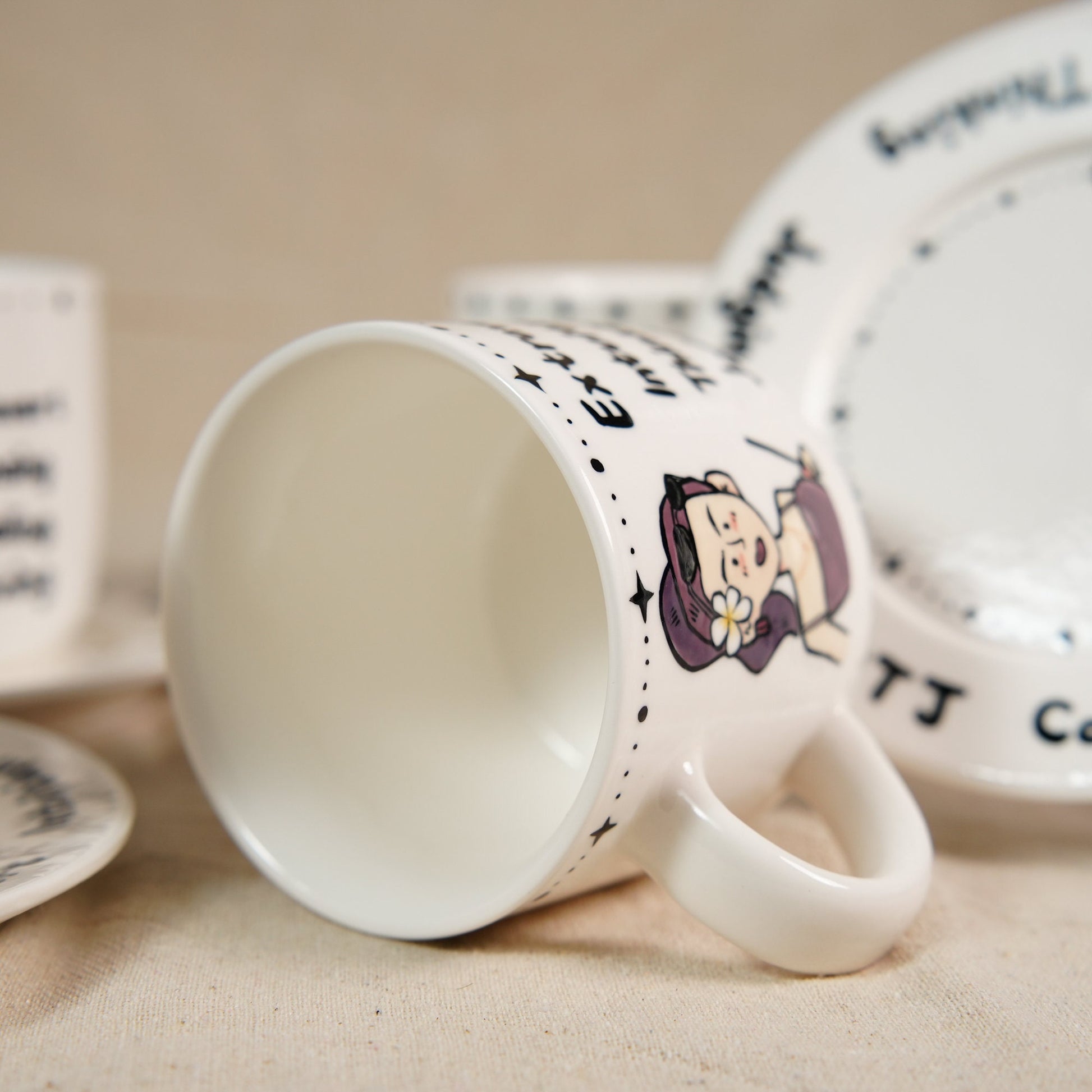 Custom MBTI Mug Zodiac Mug Handpainted MBTI Coffee Mug&Dish Intj Entj Intp Esfj Cup Introvert Myers Briggs Personality Mug MBTI Gift for mom
