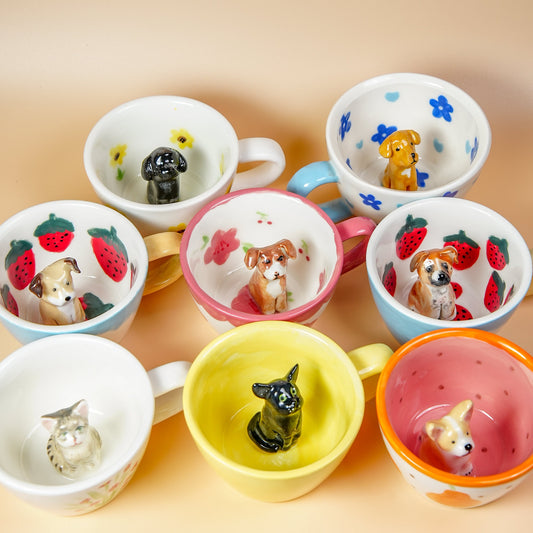 Custom Pet Mug 200ml Handmade Personalized Cat Mug Birthday Gift for Pet Owner Espresso Mug Family Unique Dog Mug Send us your pet’s photo