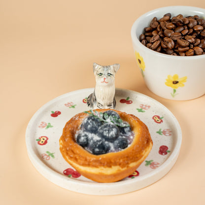Custom Pet Ring Dish Cat Figurine Ceramic Jewelry Holder For Pet Lover Handmade Dog Trinket Dish Personalized Pet Lover Birthday Gift Y2K